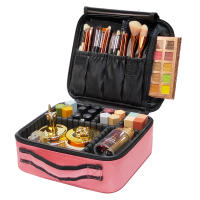 Estuche de cosméticos impermeable para mujer, bolsa de maquillaje para brochas de belleza, neceser de viaje, novedad - details 11