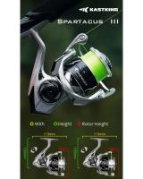 KastKing Spartacus III-carrete giratorio innovador resistente al agua, 8KG de potencia máxima de arrastre, 198g, peso ligero para pesca de lubina y Lucio - details 5