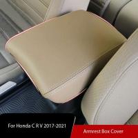 Decoración de apoyabrazos de cuero para CRV CR-V 2017-2021 Cubierta central de MicroCovered - details 0