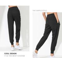 Pantalones de Yoga para Mujer de Secado Rápido Suelto, Cansado, Plisado, Bolsillos, Para Correr, Capris, Pantalones Deportivos - details 15