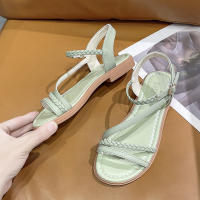 Sandalias de tacón para mujer 2025 Estilo bohemio étnico, suela de goma francesa, diseño de detalle de suela suave - details 9