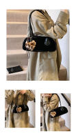 Nuevo versátil retro textura mate bolsa de axilas bolso de hombro moda portátil bolso de bolos mujeres - details 5
