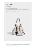 Primavera y verano nueva holgura Baina bolso tote bolsa de basura de gran capacidad bolsa de cercanía bolsa callejera - details 8