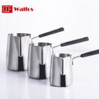 Walfos-Olla de fusión de cera de mango largo, jabón de vela DIY, olla de fusión perfumada, jarra de toroide de café de Metal - details 0