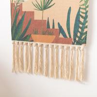 Tapiz de Macramé Nórdico Boho Arte Manual de Pared para Sala de Estar y Dormitorio - details 7