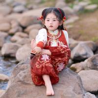 Ropa Han para niños China-Chic Girls' Spring Nezha cos traje chino para niños - details 13