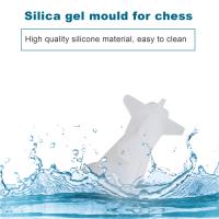 Molde de resina de silicona para ajedrez, moldes de fundición epoxi de cristal de ajedrez para manualidades DIY, fabricación de regalos de cumpleaños - details 3
