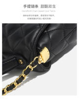 Bolso cuadrado pequeño de cadena de diamantes premium, bolso de mujer, nueva moda, bolso de mensajero de hombro versátil. - details 7