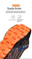 Zapatillas de senderismo al aire libre para hombre, zapatos planos de escalada, Trekking con cordones, ciclismo de montaña, transpirables - details 13