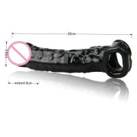 Empaque privado Condón Sexy Extendido Reutilizable Retraso Impotencia Erecciones Duraderas ED Anticonceptivo Punto G Funda de Dildo Real Masturbador Juguete Sexual para Hombres - details 5