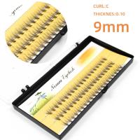 Extensión de pestañas postizas 10D, pestañas postizas de visón negro, suaves e injerto Natural, 60 paquetes, maquillaje Individual - details 1