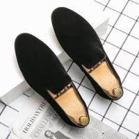 Zapatos de vestir antideslizantes de cuero de fibra ultrafina para hombre Zapatos esmerilados Taras Grandes 38-46 botón cerrado otoño - details 1
