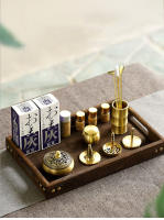 Juego de quemadores de latón, Kit de producción de incienso, soporte para molde, Yoga, meditación, aromaterapia para el hogar - details 0