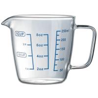 Taza de Vidrio de Alta Silicia Medidor Líquido con Escala Adecuado para Hornear en la Cocina - details 0