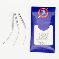 Agujas para máquina de coser, accesorio portátil de Metal plateado, LW * 6T, 10 piezas - details 3