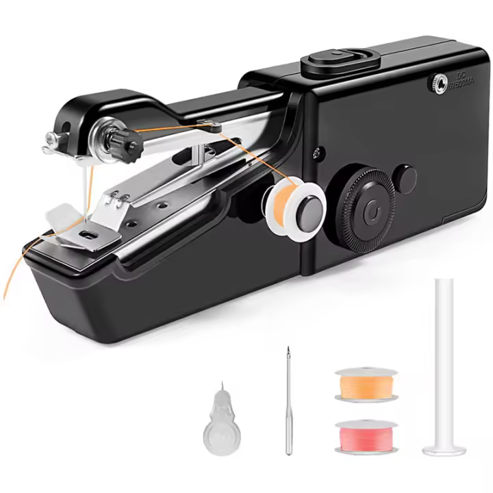 Minimáquina DE COSER portátil para principiantes, máquina de coser eléctrica inalámbrica con costura - 1