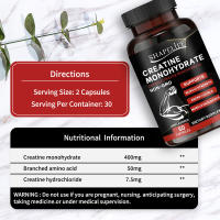 Creatina cápsulas de monohidrato de creatina sin OGM - details 2