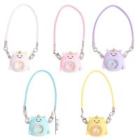 Mini bolso en miniatura para casa de muñecas con animales de dibujos animados, bolso de hombro colorido con dibujos animados, Mini bolso de plástico para muñecos de peluche - details 1