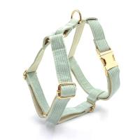 Collar pana verde menta gato, personalizado, antipérdida, para perros pequeños, medianos y grandes, suave, conjunto de correa - details 8