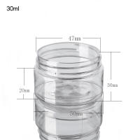 Frascos redondos de aluminio con tapa para almacenamiento, frascos de plástico vacíos para cosméticos, comida, viaje, 30/50/60/80/120/150ml, 20 piezas - details 3