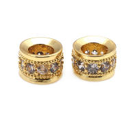 Pulseras de Plata de Zirconia Diseño de Rueda de Metal de 18K Oro Accesorios de Joyería Hechos a Medida en China - details 7