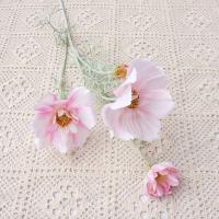 Rama de flor de Cosmos Artificial de lujo, simulación realista de plástico, crisantemo, flor falsa elegante hecha a mano - details 24