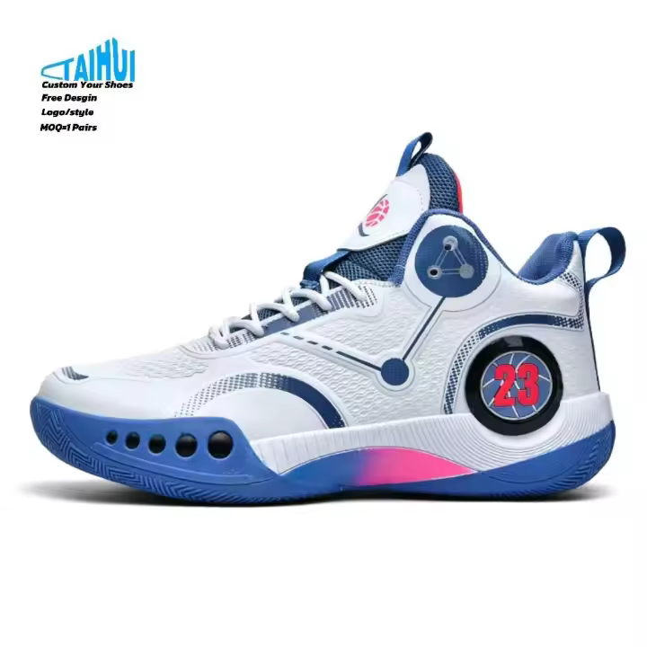 2025 nuevos zapatos de baloncesto de moda transpirables y que absorben los golpes para parejas - 1