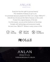 ANLAN Máquina de Adelgazamiento RF, Ultrasonido Cavitación,  Impermeable IPX6  - details 15