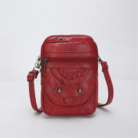 Bolso de Mujer de Moda Retro de Cuero Suave Bolso de Hombro Nuevo Temperamento con Teléfono Móvil - details 9
