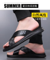 Zapatillas de Moda para Hombres en Verano Suela Suave de Lujo con Luz Diseño de Tiraje Exterior Personalizable Tendencia de Sandalias de Playa - details 12