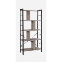 archivador de Oficina con 2 cajones con cerradura, ruedas, estante abierto, para carpetas colgantes, marco de acero, estilo industrial, gris y negro OFC077B02 - details 15