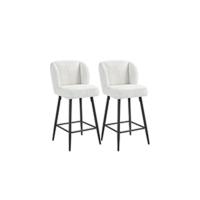 Juego de 2 Taburetes de Bar Altura Ajustable Soporte hasta 136 kg Ideal para Comedor, Cafetería, Bar, Sala o Cocina - details 9