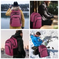 Bolso de hombro para hombre de gran capacidad,Premium Sense,Bolso de hombro de viaje,Negocios,Mochila para portátil,Antirrobo impermeable,Multiusos con puerto de carga - details 27