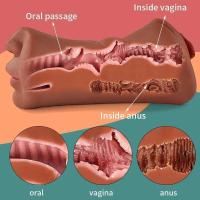 Embalaje privado SEX Adultos, Vagina Artificial, Masturbador Masculino, Copa, Juguetes Para Hombres, Pijada, Masturbación Hine, Juguete Sexual 3 En 1 - details 2