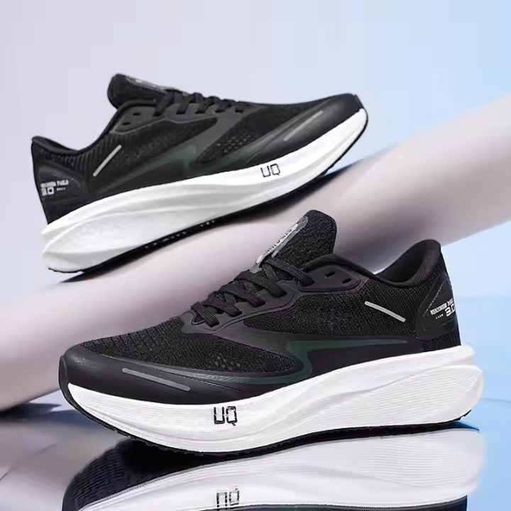 Zapatillas de deporte de fibra de carbono para hombre, ligeras, suaves, resistentes al desgaste, para correr - 1