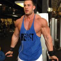 Sudadera sin mangas para hombre, camisetas de gimnasio, tirantes, Top para hombre, chalecos de Fitness, camisa de culturismo, ropa Stringer, chaleco - details 3
