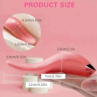 Leten-vibrador realista para lamer la lengua, estimulación del clítoris, mamada, orgasmo femenino, Juguetes sexuales para adultos para mujeres - details 2