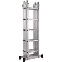 Escalera Articulada Plegable Multifunción Aluminio 4x5 Escalones 5,82m - details 0