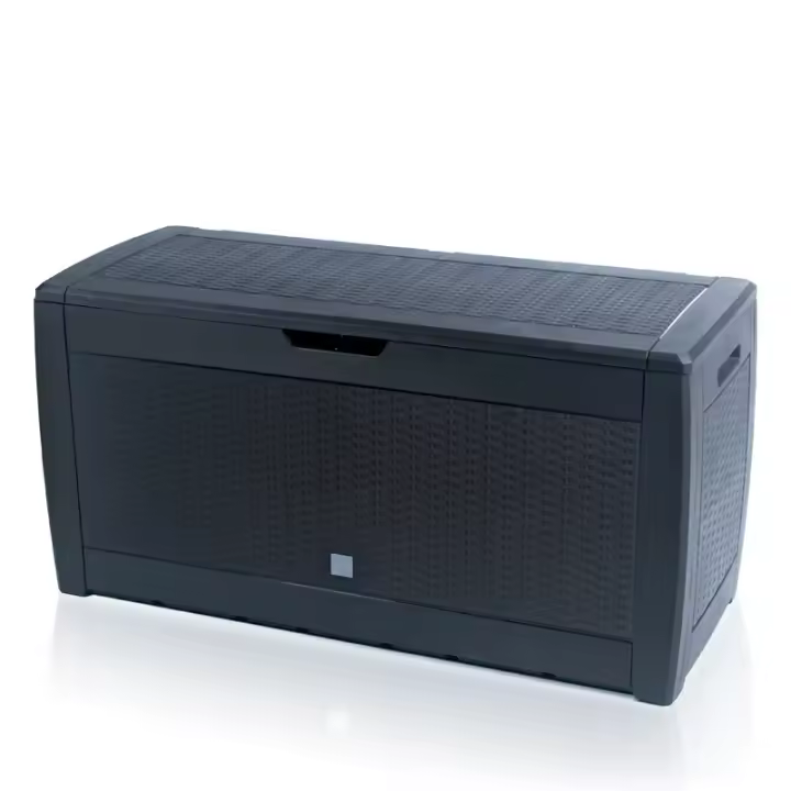 KG KITGARDEN Arcón Multiusos de Exterior Capacidad 310L 60x48x119cm Gris Antracita - 1