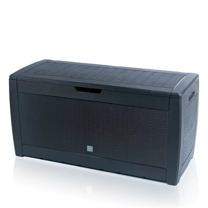 KG KITGARDEN Arcón Multiusos de Exterior Capacidad 310L 60x48x119cm Gris Antracita - 1