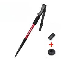 Bastón telescópico de aleación de aluminio, bastones de senderismo, bastón para caminar, absorbente ultraligero, bastón para caminar Alpenstock - details 3