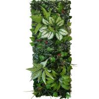 40X120CM nueva planta Artificial vid tablero Artificial césped simulación césped hoja verde rejilla decoración de pared - details 6