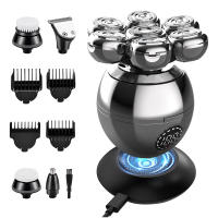 Afeitadora eléctrica de 7 cabezales con carga inalámbrica, perfecta para necesidades de cabello, barba y Raspador - details 4