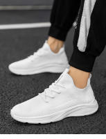 Zapatos informales coreanos versátiles para deportes nuevos para hombre y mujer, tejido volador para correr, talla grande, modernos y a la moda - details 15