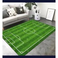 Alfombra de Dibujo de Campo de Poliéster Antideslizante Lavable para Dormitorio de Niño Sala de Estar Alfombra de Decoración de Sofá - details 10