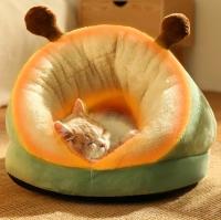 Cálida cama de invierno para mascotas, guarida y acogida para gatos, casa nido para cachorros, saco de dormir para perros pequeños, artículos para mascotas, cálida caseta para gatos caseta para perros, acolchada y engrosada - details 2