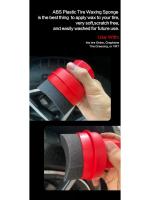 Esponja de Cera de Neumáticos en Forma de Curva Aplicador de Cera de Coche con Tapa - details 10
