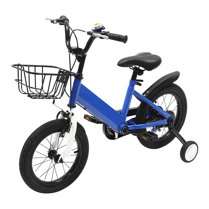 CNC&EST Bicicleta BMX de Acero de Alta Carbono Estilo Clásico Freno de Tipo U Ruedas de Entrenamiento Incluidas Para Niños de 6-10 Años - 1
