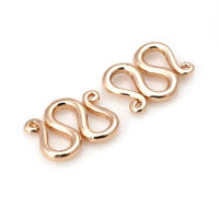 Cierre de latón color oro de 18K en forma de S y M para pulseras y collares, suministros para la fabricación de joyería, accesorios para bricolaje. - details 57