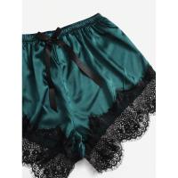 Conjunto de pijama de seda para mujer, 5 piezas, lencería sexy, camisola y pantalones, ropa interior para dormir en casa - details 8